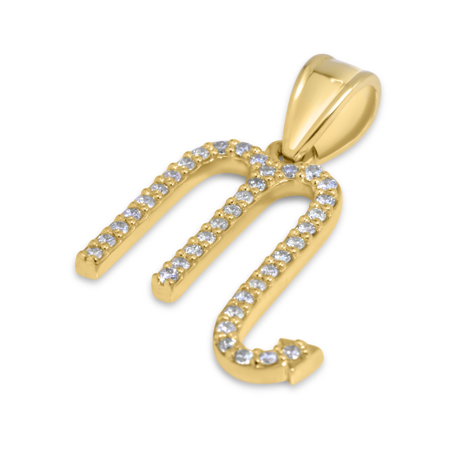 10K Yellow Gold Diamond Scorpio Pendant 0.28 CTW