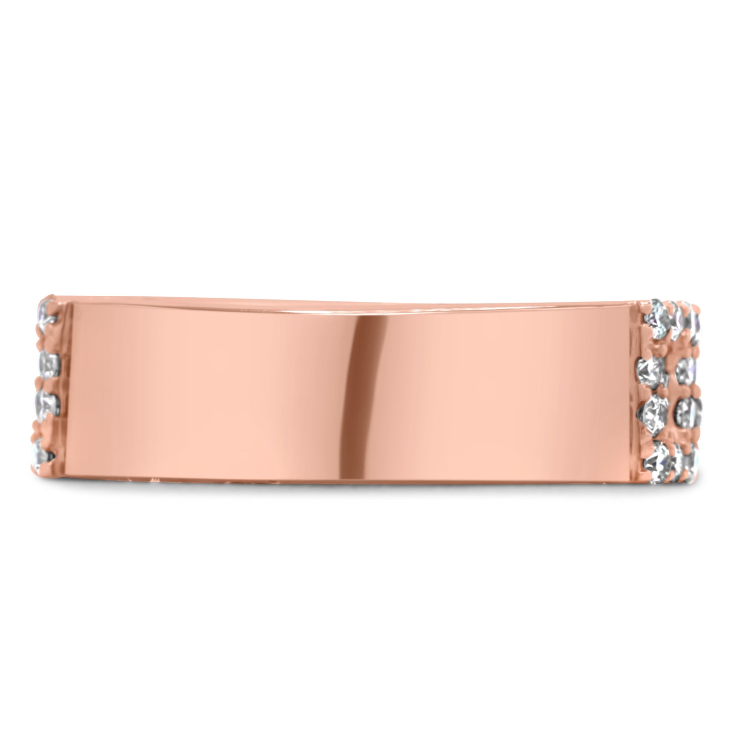 10k Rose Gold Diamond Baguette Ring 1.90 CTW