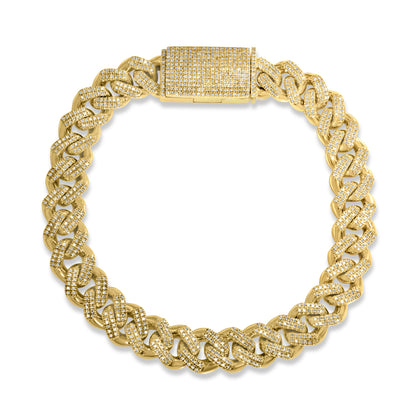 10k Yellow Gold Diamond Bracelet 2.03 ctw