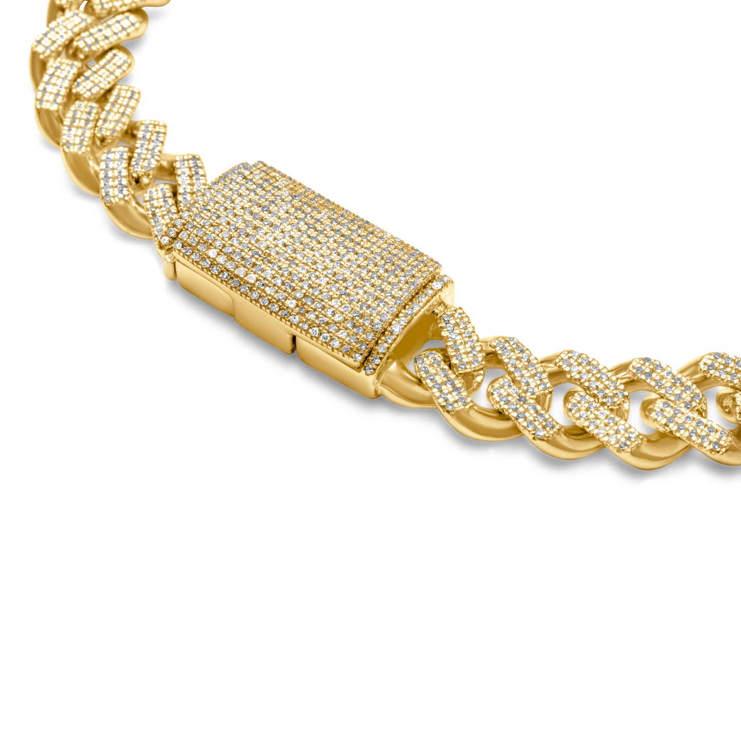 10k Yellow Gold Diamond Bracelet 2.03 ctw