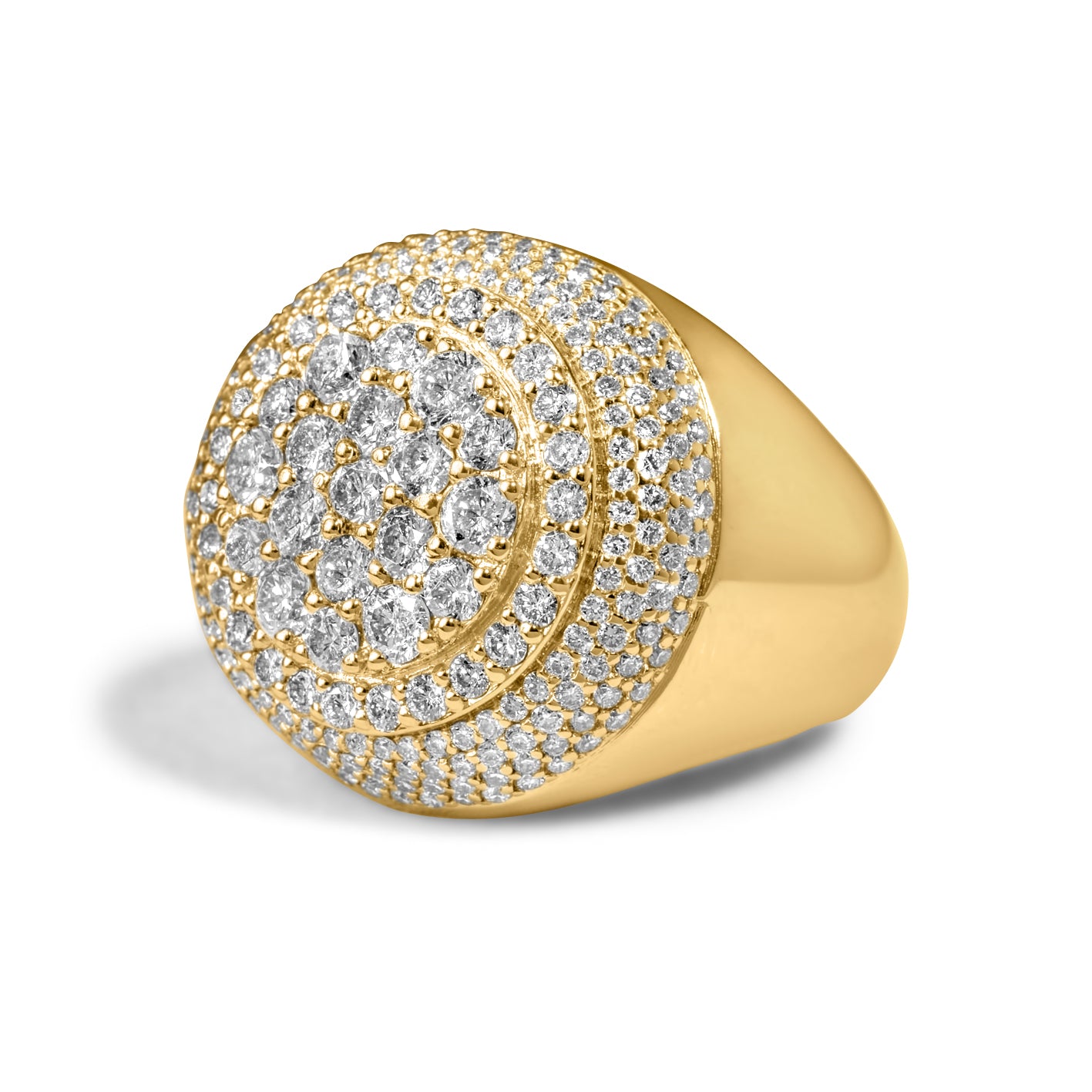 10k Yellow Gold Diamond Ring 2.87 ctw