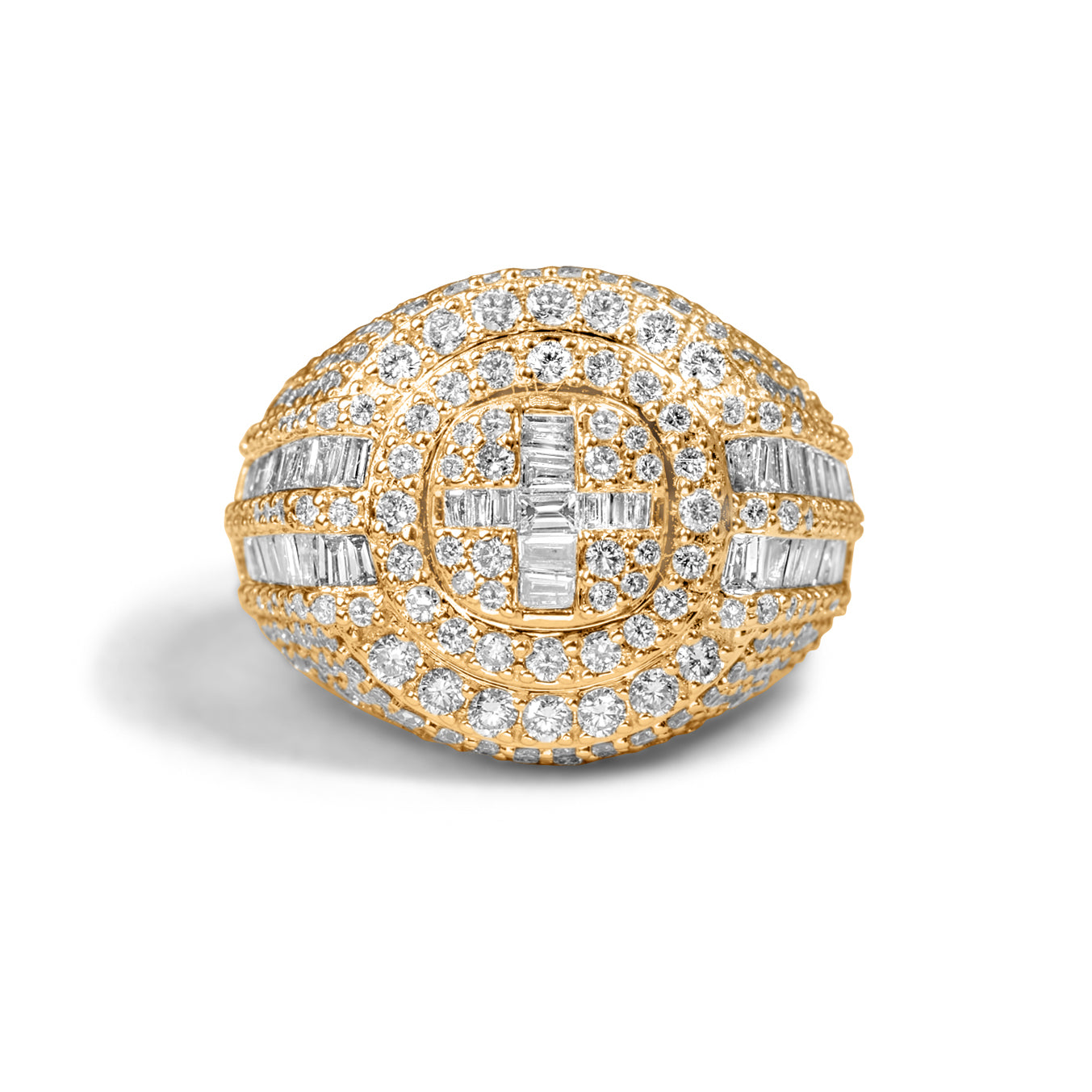 10k Yellow Gold Diamond Ring 3.24 ctw