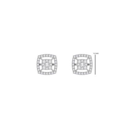 14K Gold Diamond Earring 0.69 CTW