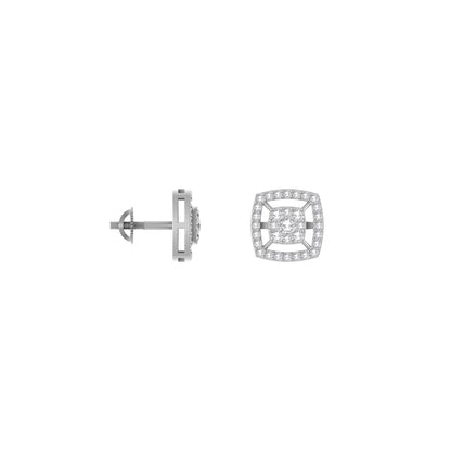 14K Gold Diamond Earring 0.69 CTW