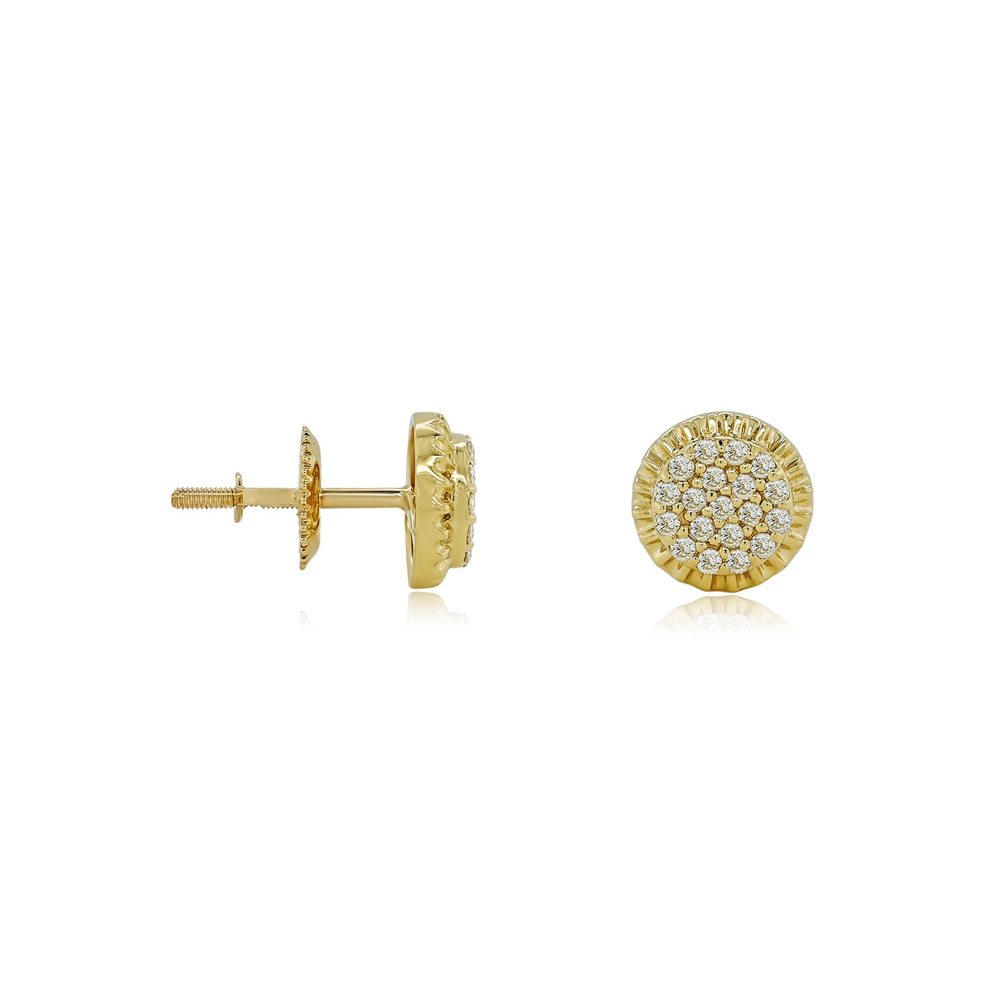 14K Gold Diamond earring 0.26 CTW