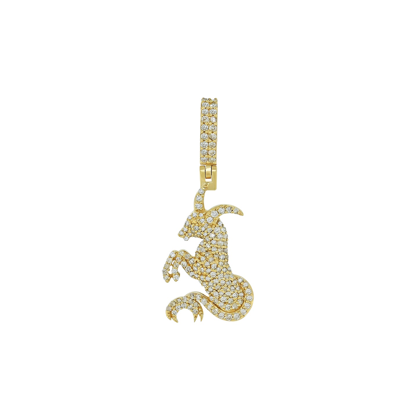 14K Yellow Gold Diamond Zodiac 0.52 CTW