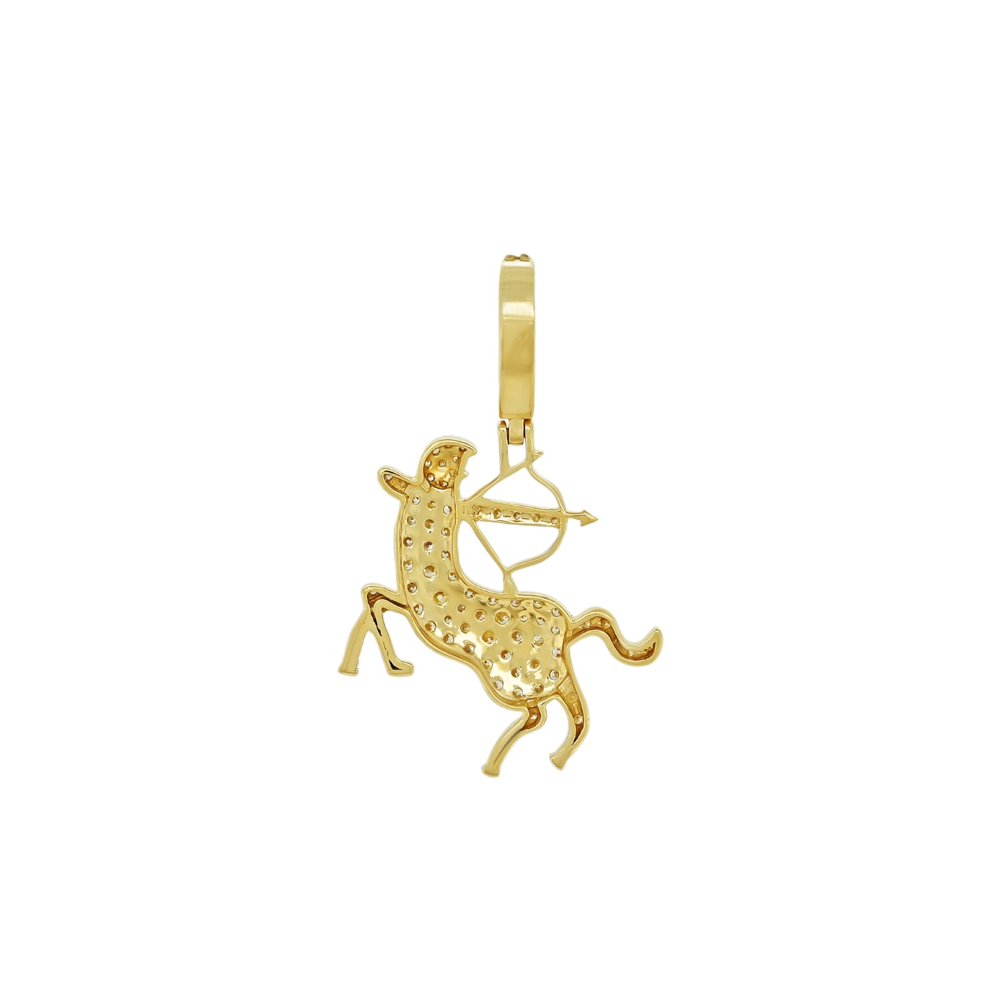 14K Yellow Gold Diamond Zodiac 0.59 CTW