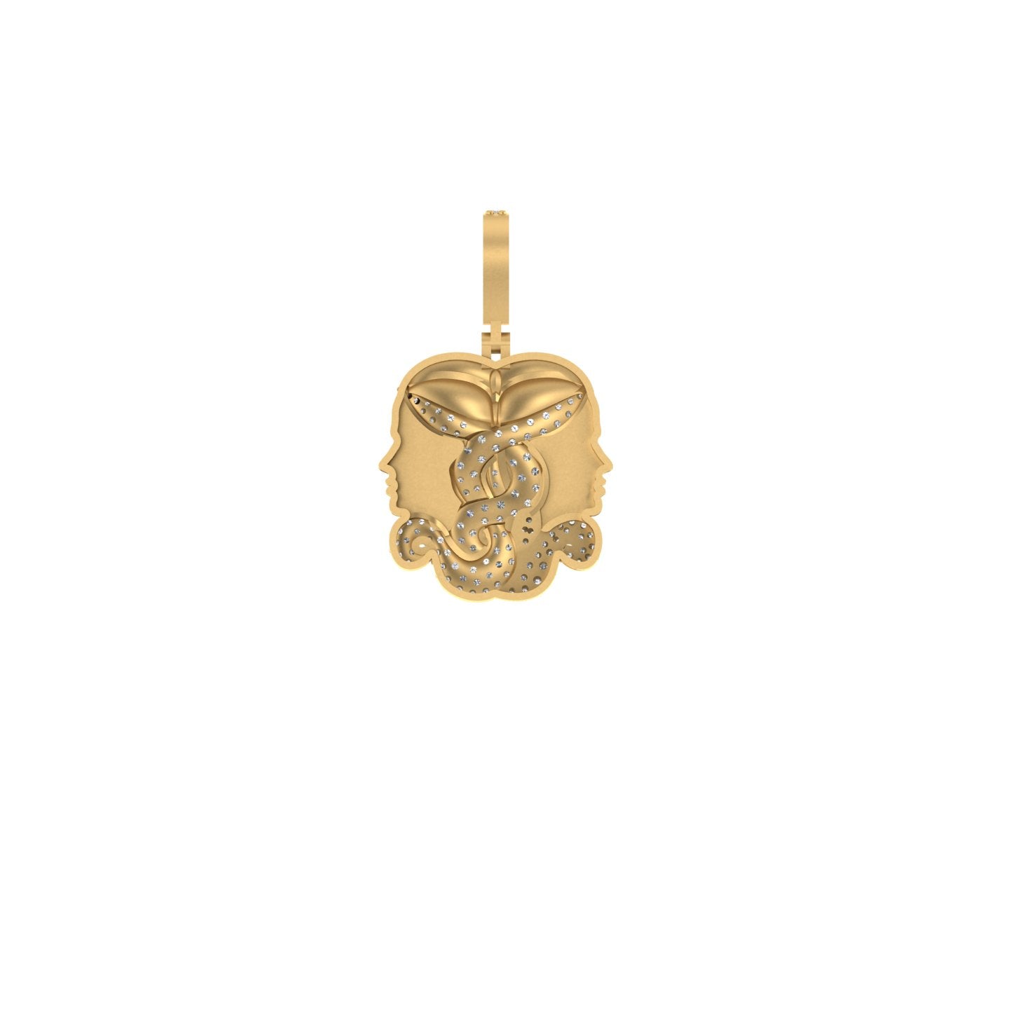 14K Yellow Gold Diamond Zodiac 0.52 CTW