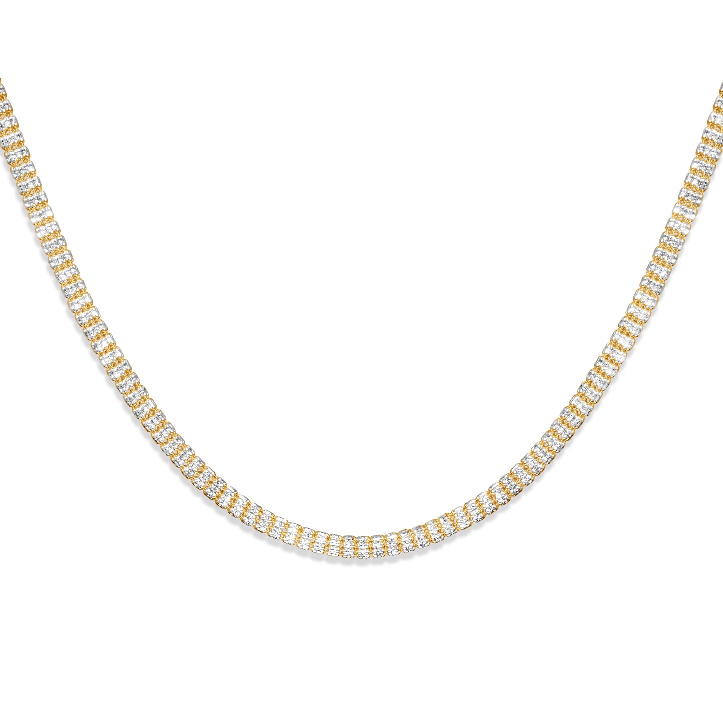 14K Ice Link Chain 4.5mm