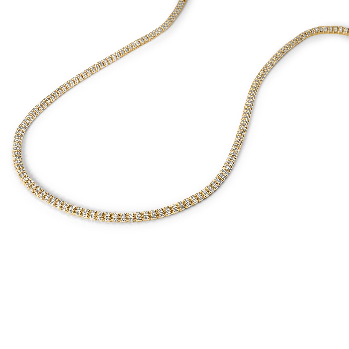 14K Yellow Gold Ice Link Chain 3.85mm