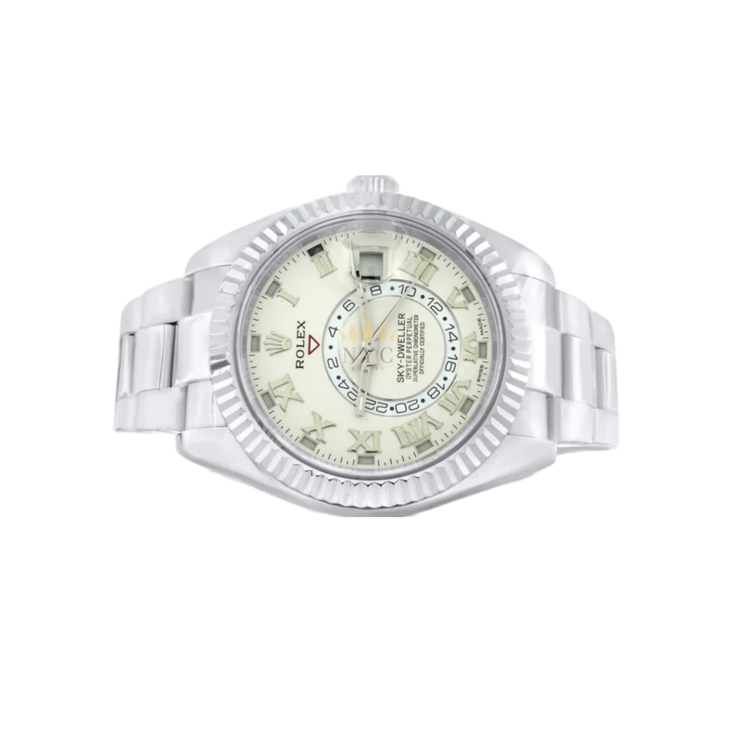 Rolex Sky-Dweller <span>42mm, 18K White Gold, Silver Roman Dial, 18k White Gold Oyster Bracelet Ref. 326939</span>