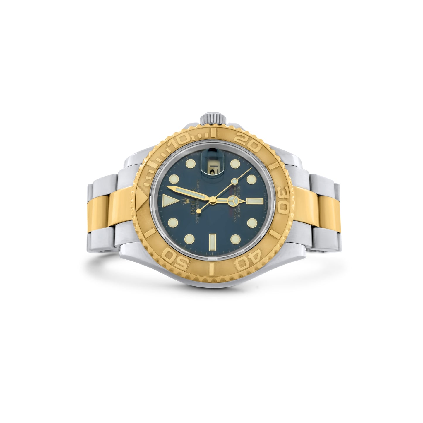 Rolex Yacht Master, Two Tone Yellow Gold And Stainless Steel, 40mm, Blue Dial Ref. 16623