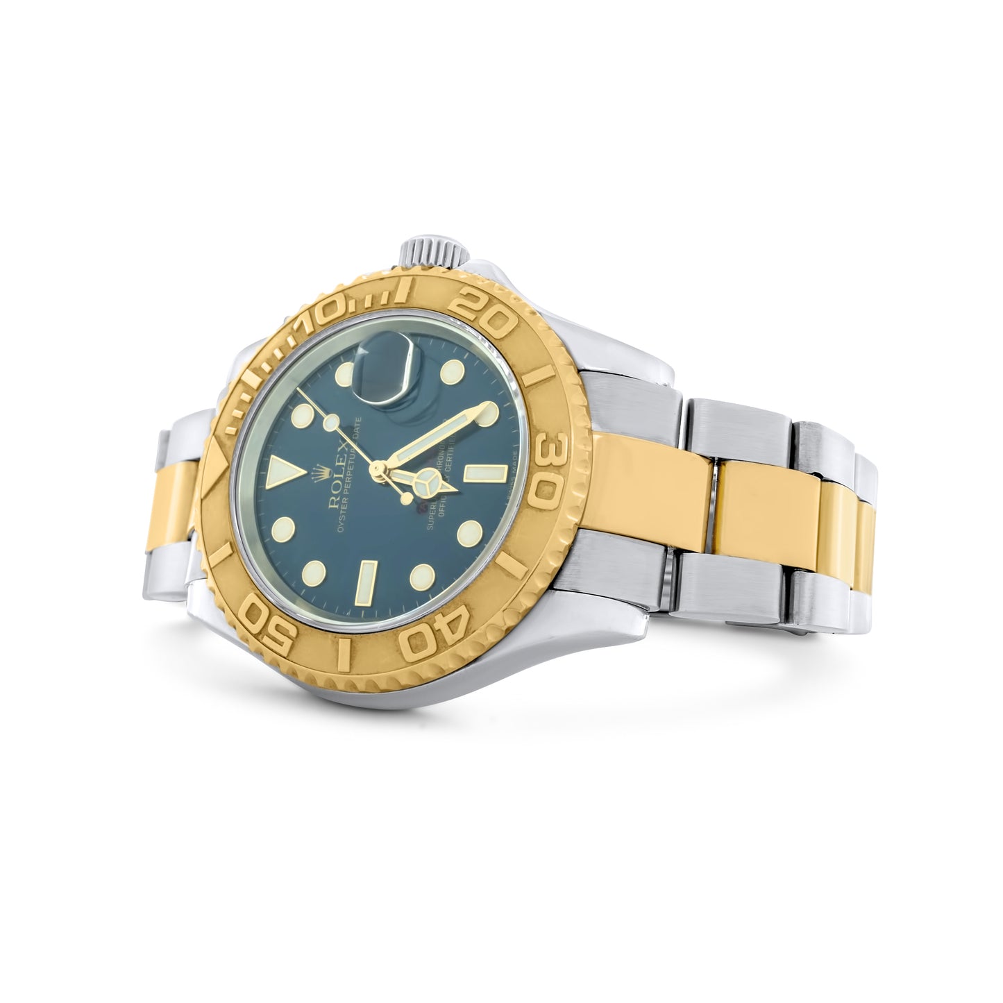 Rolex Yacht Master, Two Tone Yellow Gold And Stainless Steel, 40mm, Blue Dial Ref. 16623