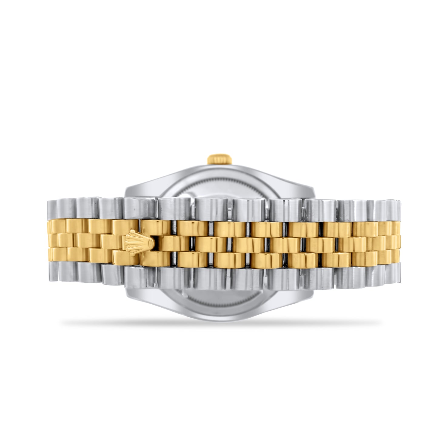 Rolex Datejust 36mm Two Tone Yellow Gold & Steel, Yellow Gold Fluted Bezel, Jubilee Bracelet, Orginial Silver Diamond Jubilee Dial, Ref. 116233