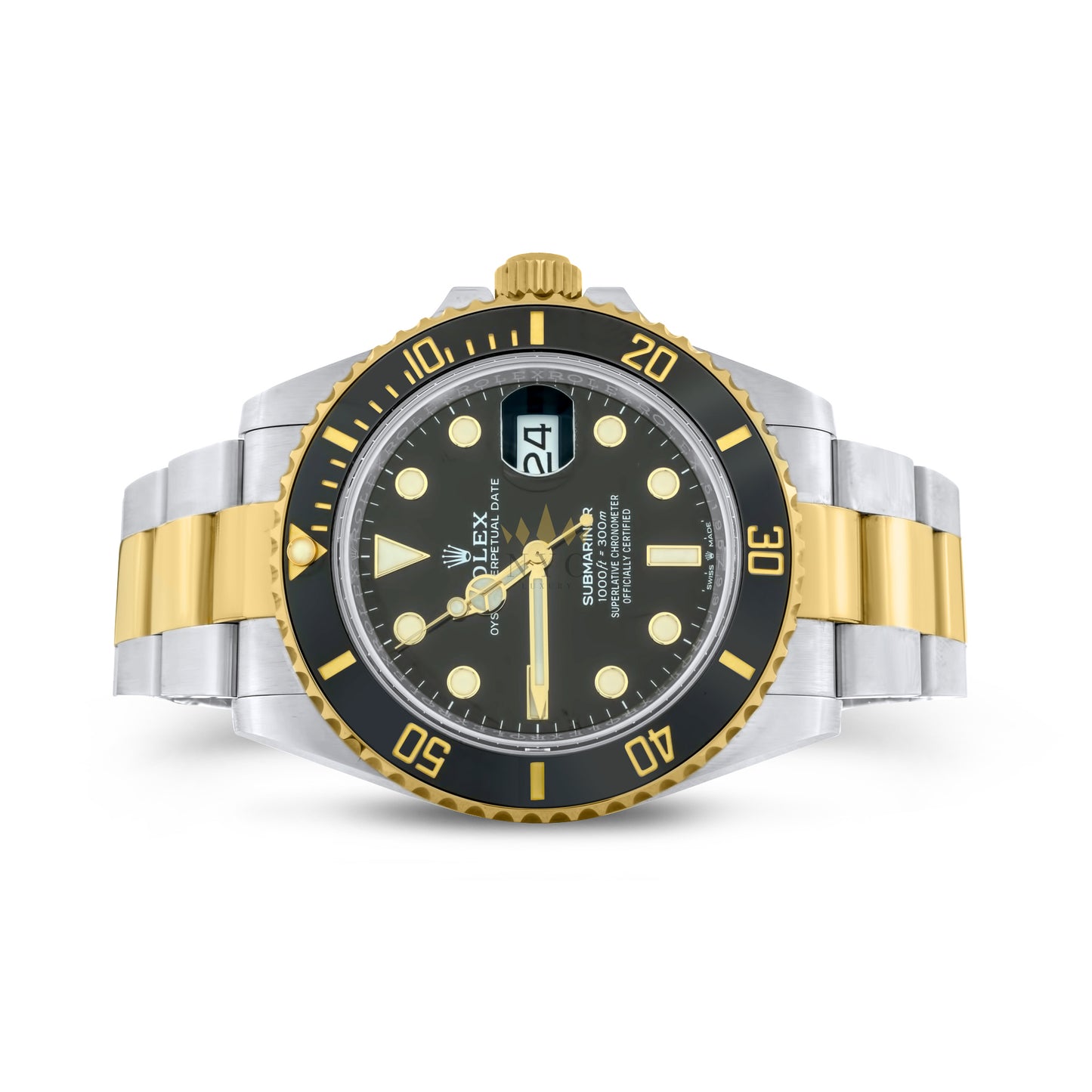 Rolex Submariner Two-Tone Yellow Gold And Steel, 41mm Case, Black Dial, Ceramic Bezel, Ref. 126613LN (New Model) Pre-Owned