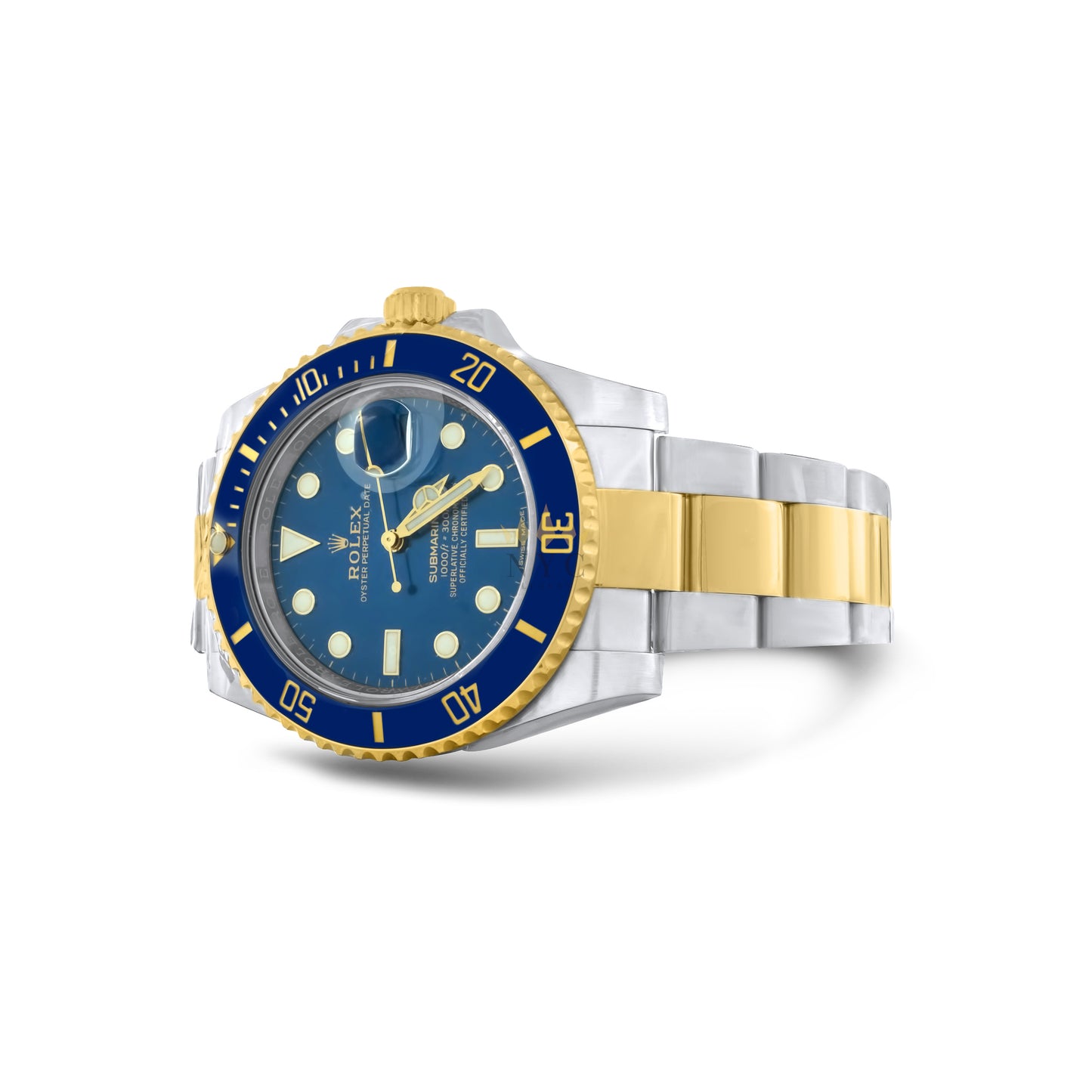 Rolex Submariner Two-Tone Yellow Gold And Stainless-Steel, 40mm case, Blue Dial, Ceramic Bezel, Ref. 116613 Discontinued Model