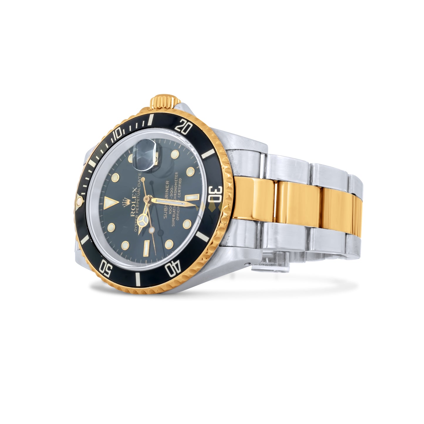 Rolex Submariner Two Tone Yellow Gold & Steel, Black Dial, Ref. 16613 (Older Model) Pre-Owned