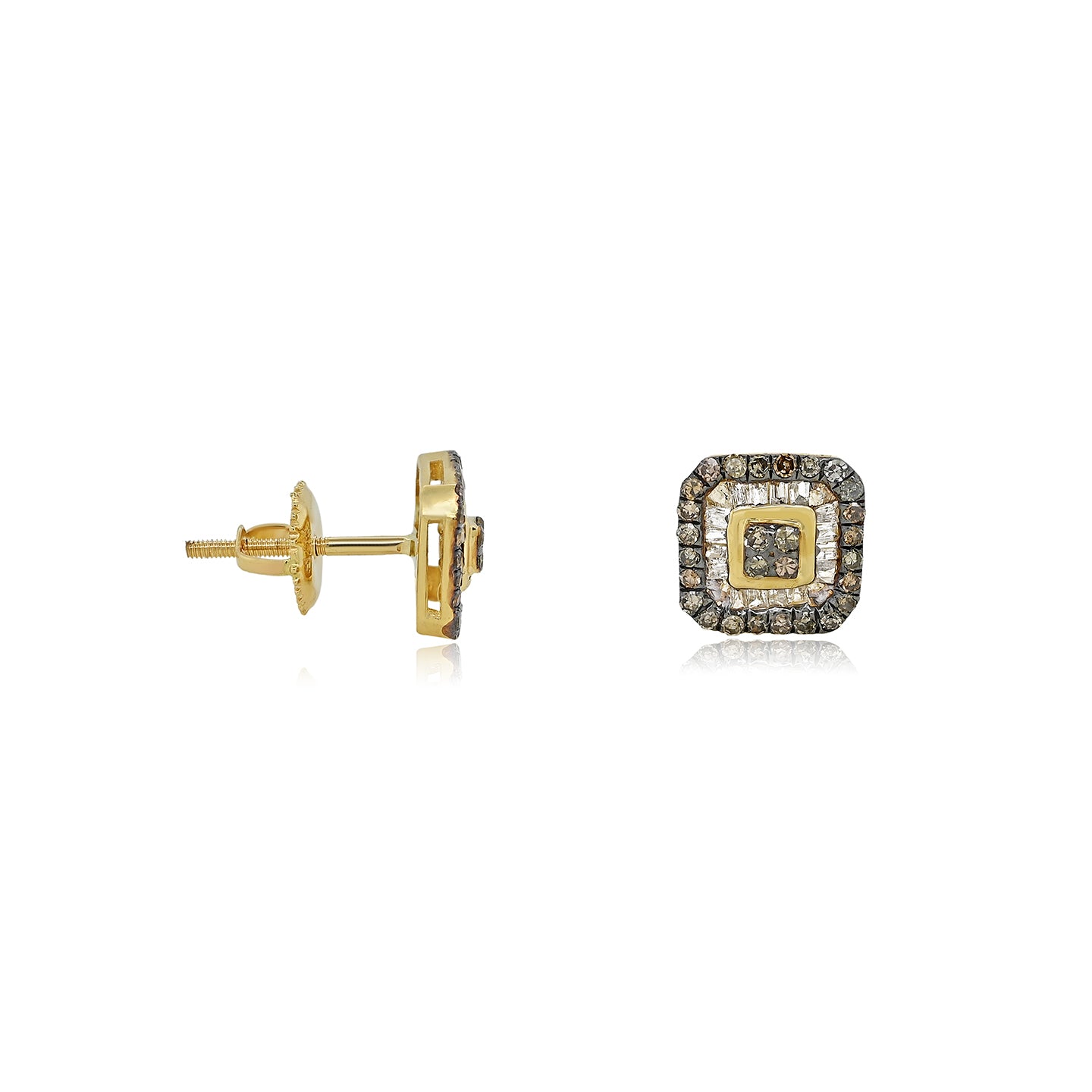 14K Gold Diamond earring 0.44 CTW