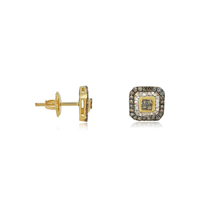 14K Gold Diamond earring 0.44 CTW