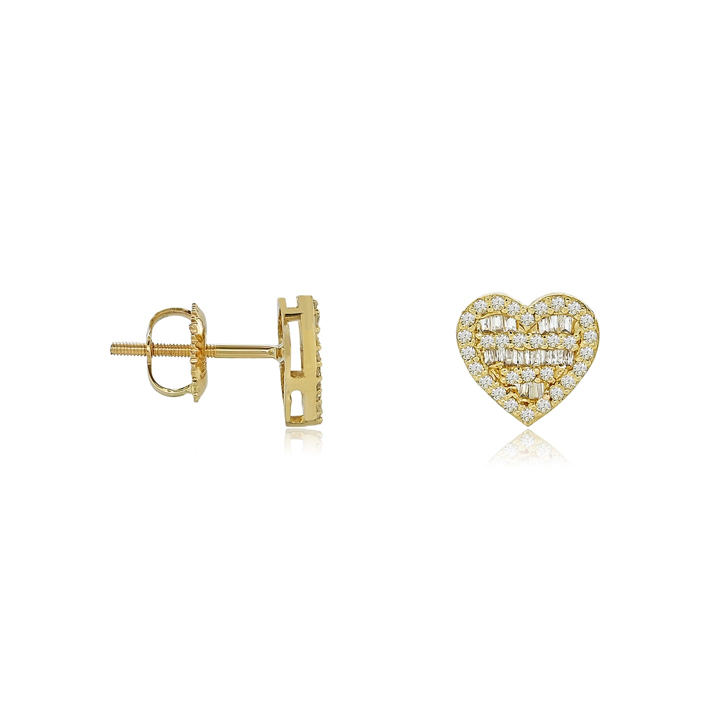 14K Gold Diamond earring 0.42 CTW