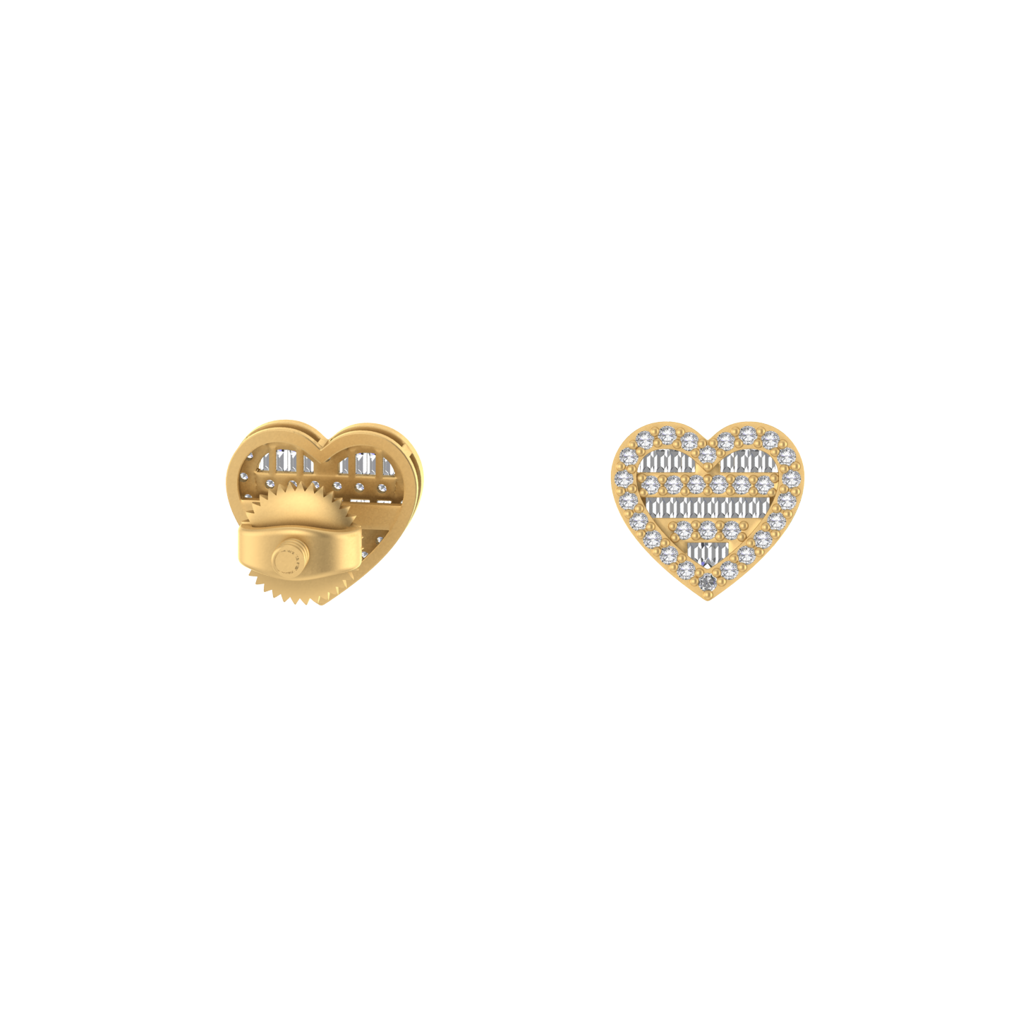 14K Gold Diamond earring 0.42 CTW