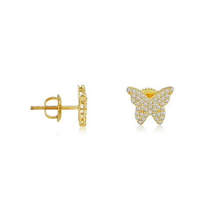 14K Gold Diamond earring 0.38 CTW