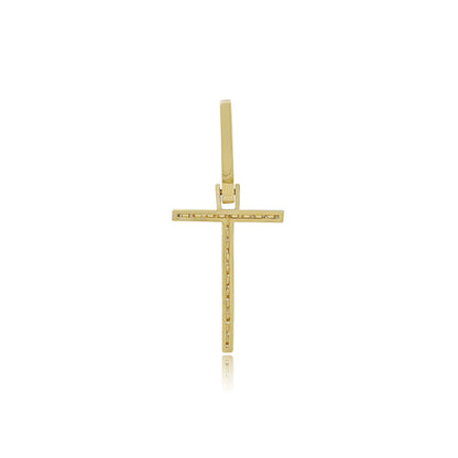 14K Gold Initial T Pendant