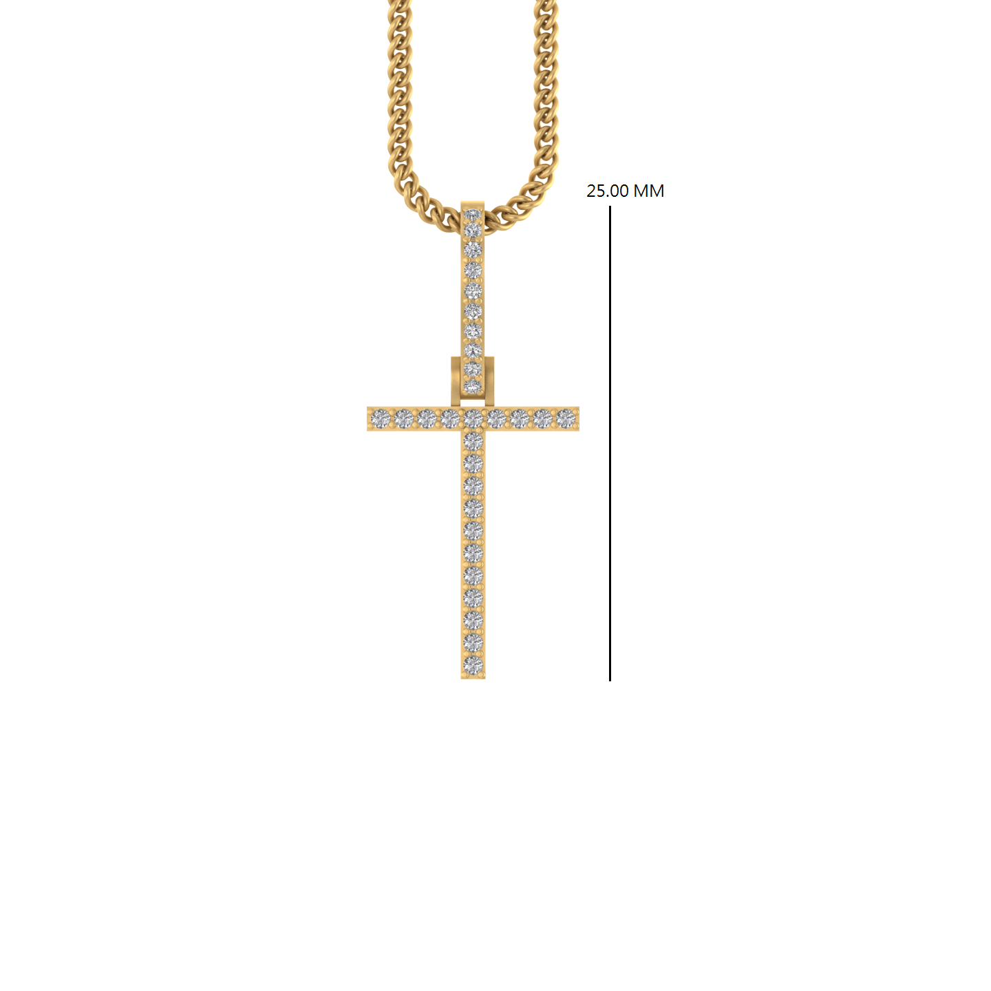 14K Gold Initial T Pendant