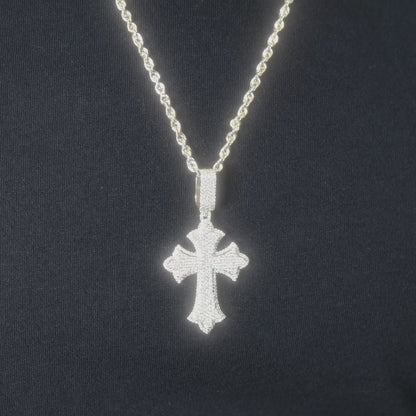 10k Yellow Gold Diamond Cross Pendant 1.69 ctw