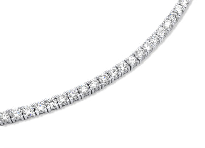 14K White Gold 20-Pointer Tennis Chain