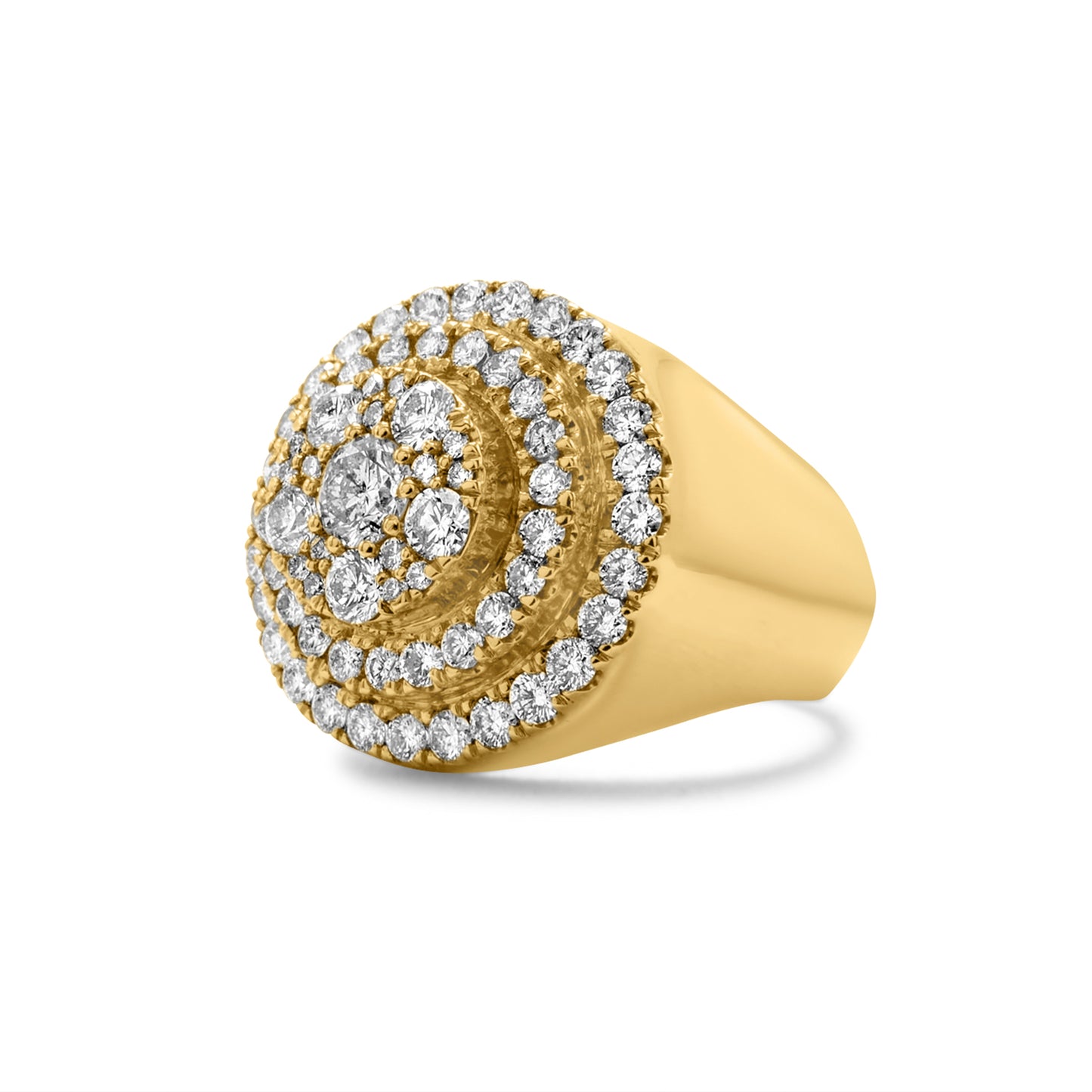 14k Yellow Gold Diamond Ring 2.23 ctw