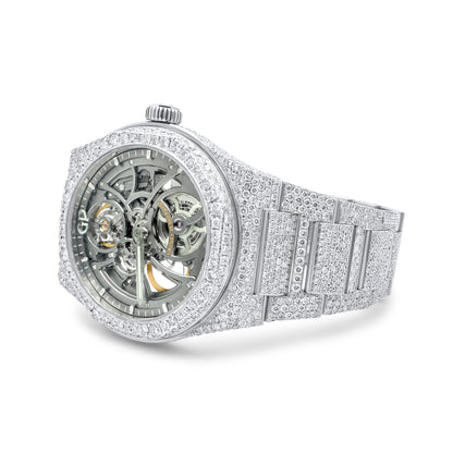 Girard Perregaux Laureato Skeleton Diamonds 27.00 ctw