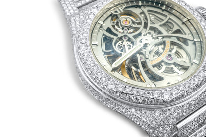 Girard Perregaux Laureato Skeleton Diamonds 27.00 ctw