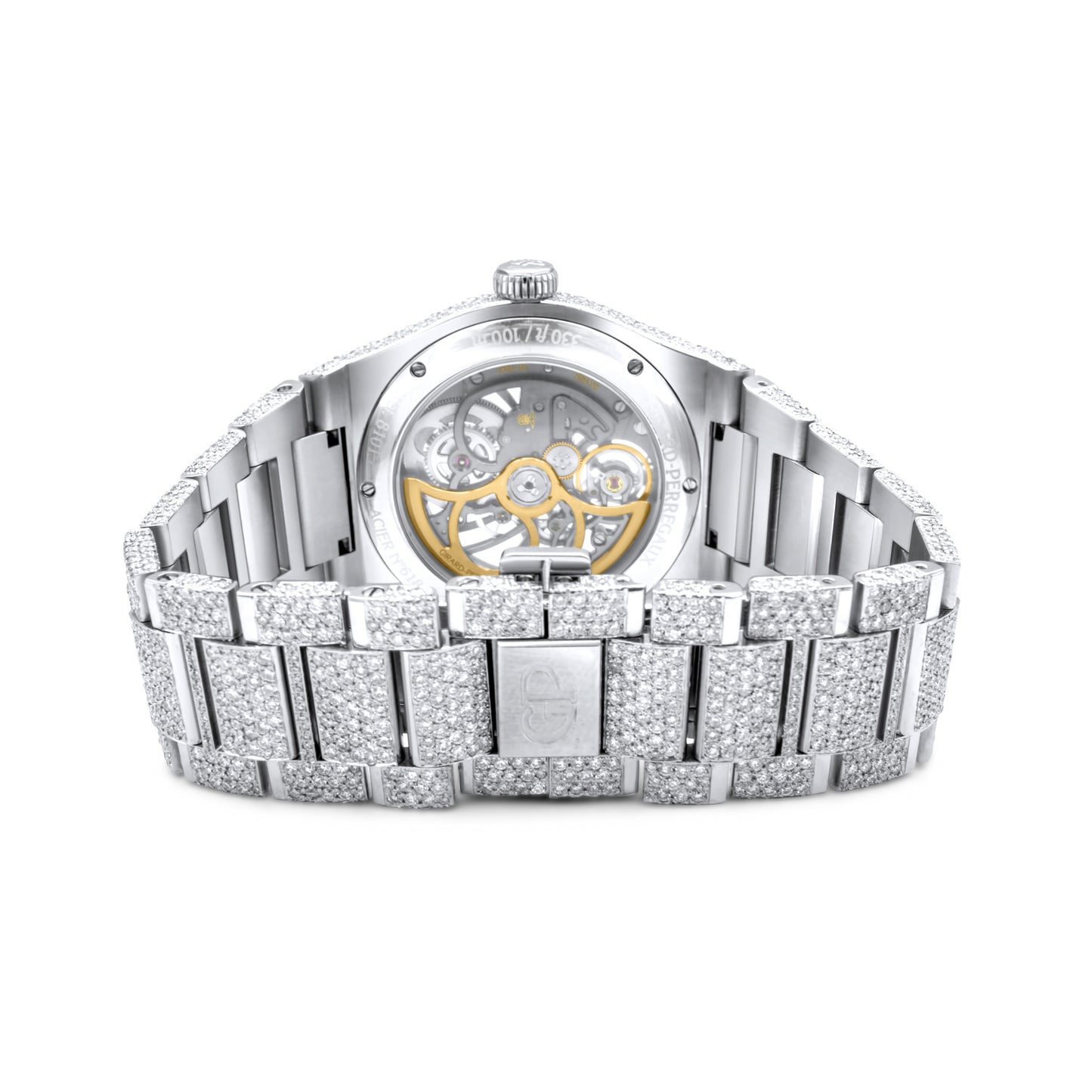 Girard Perregaux Laureato Skeleton Diamonds 27.00 ctw