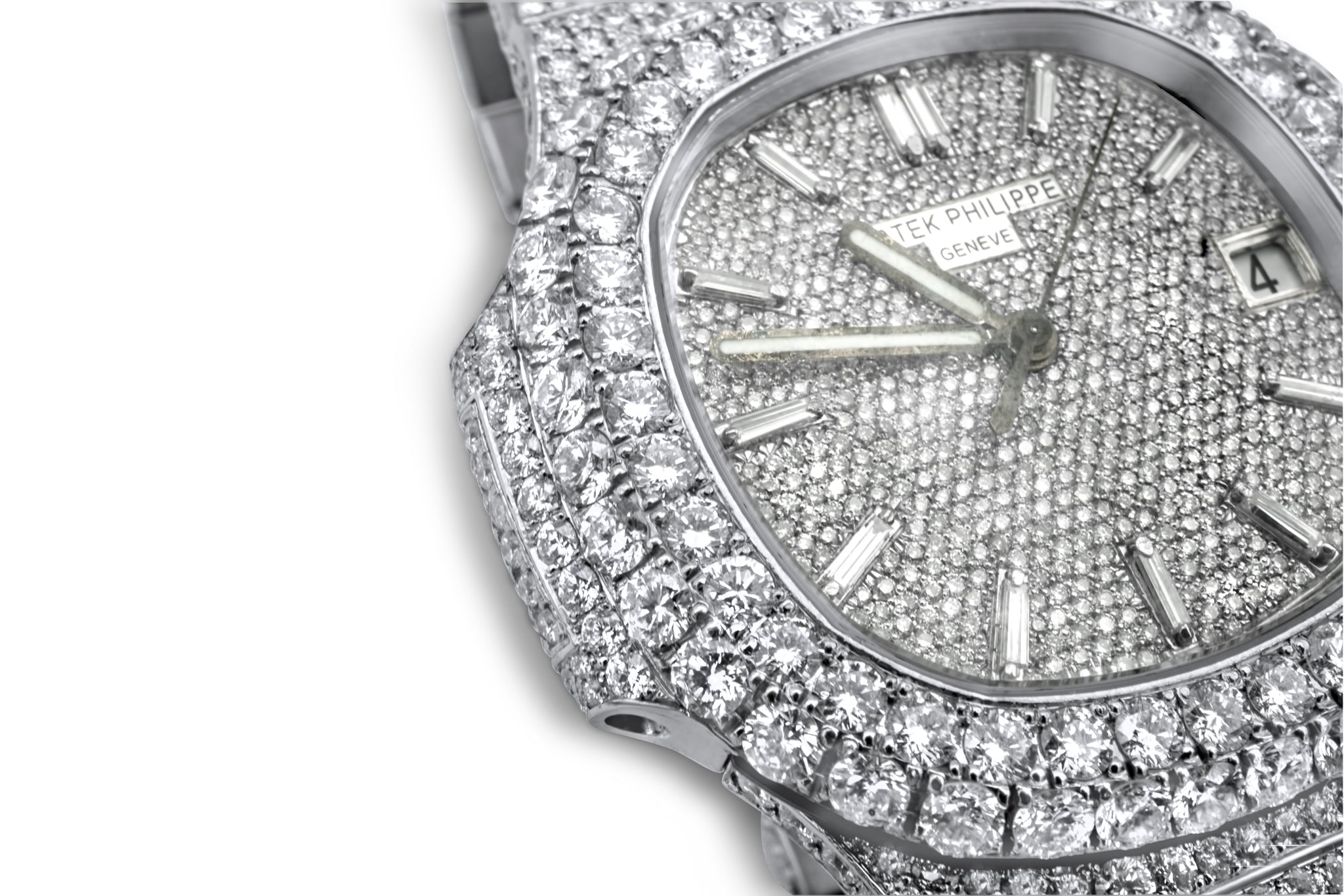 Patek 5711 diamond best sale