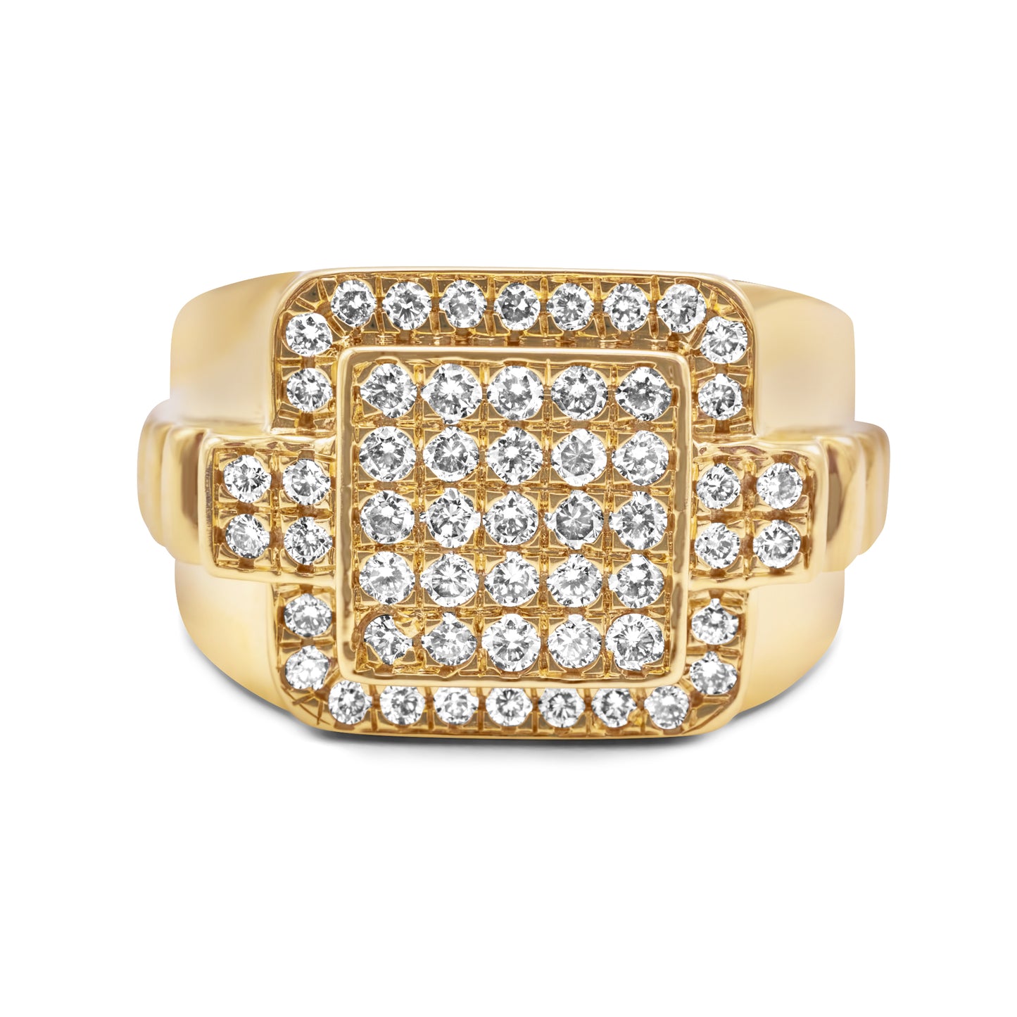 10k Yellow Gold Pinky Diamond Ring 1.00ctw