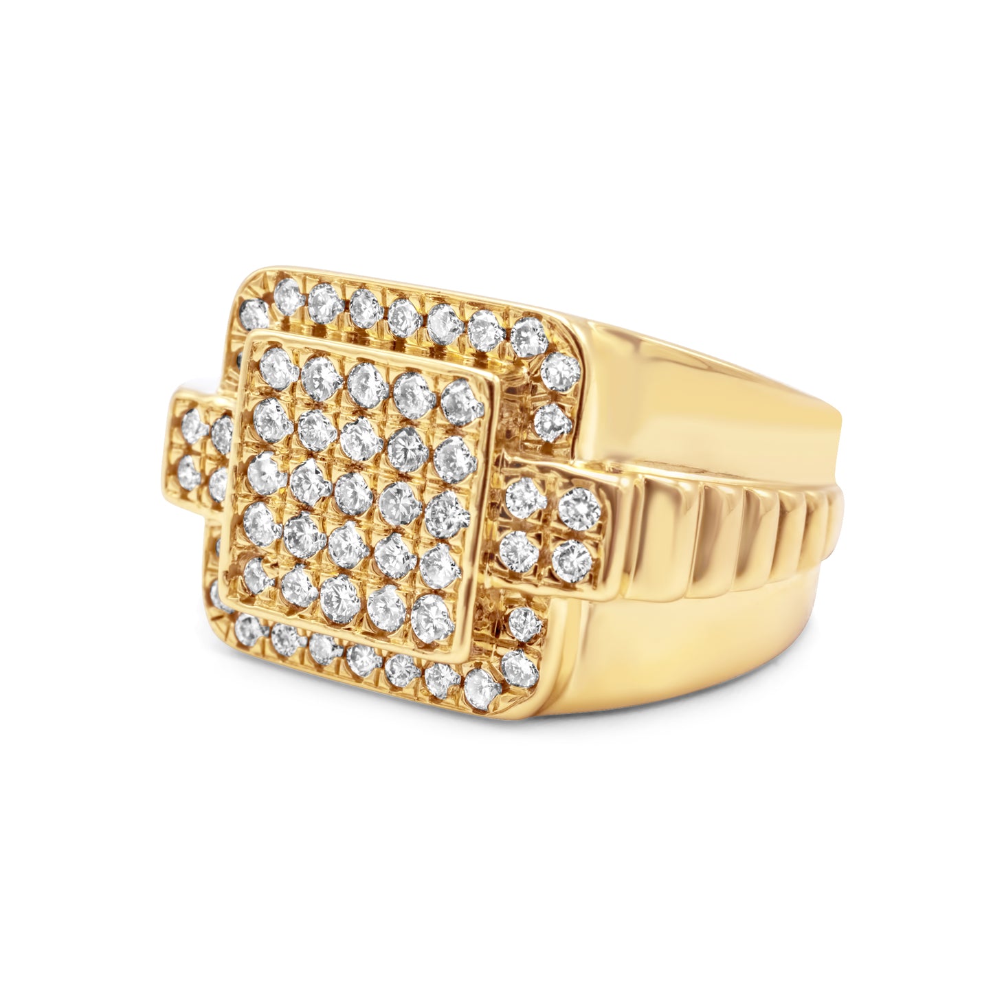 10k Yellow Gold Pinky Diamond Ring 1.00ctw