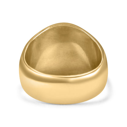 10K Solid Yellow Gold Picture Ring