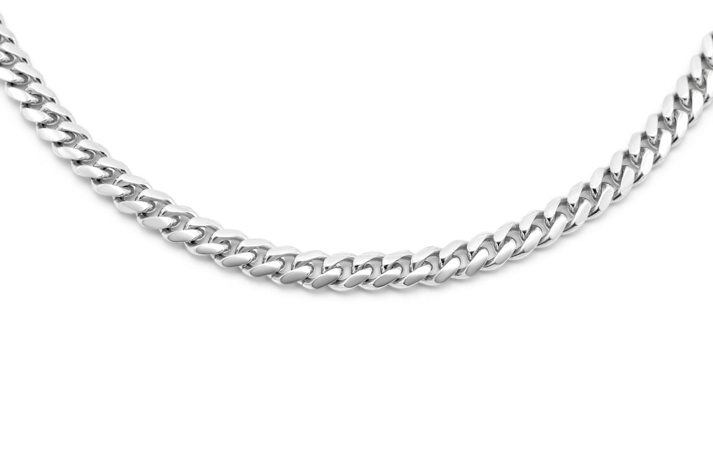 14k Solid Gold Cuban Link Chain 6mm