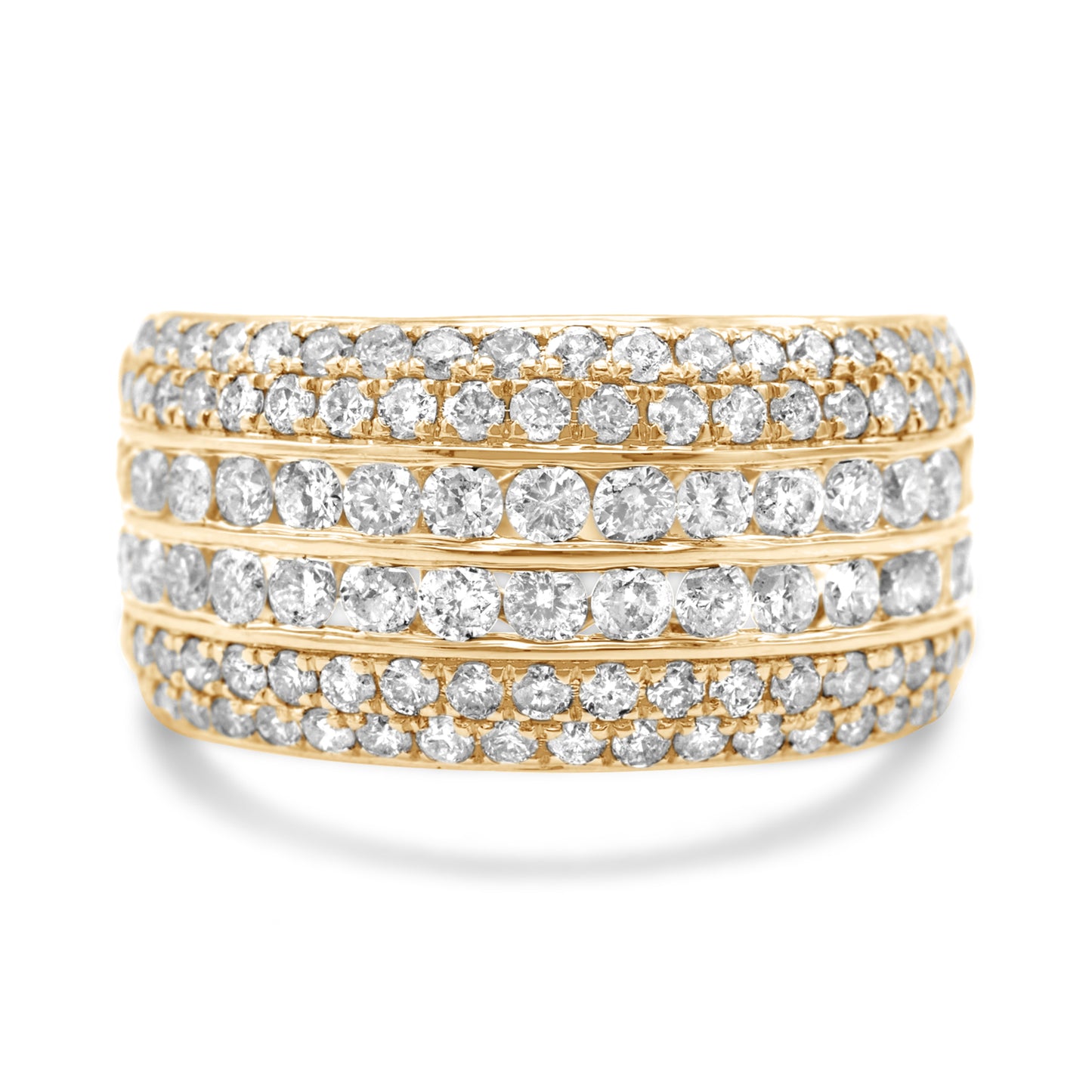 10k Yellow Gold Diamond Ring 2.47ctw