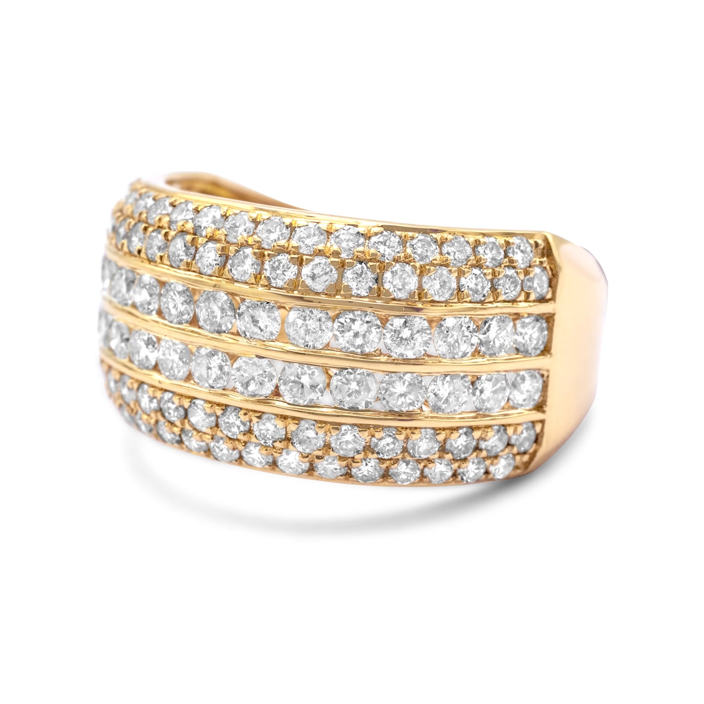 10k Yellow Gold Diamond Ring 2.47ctw