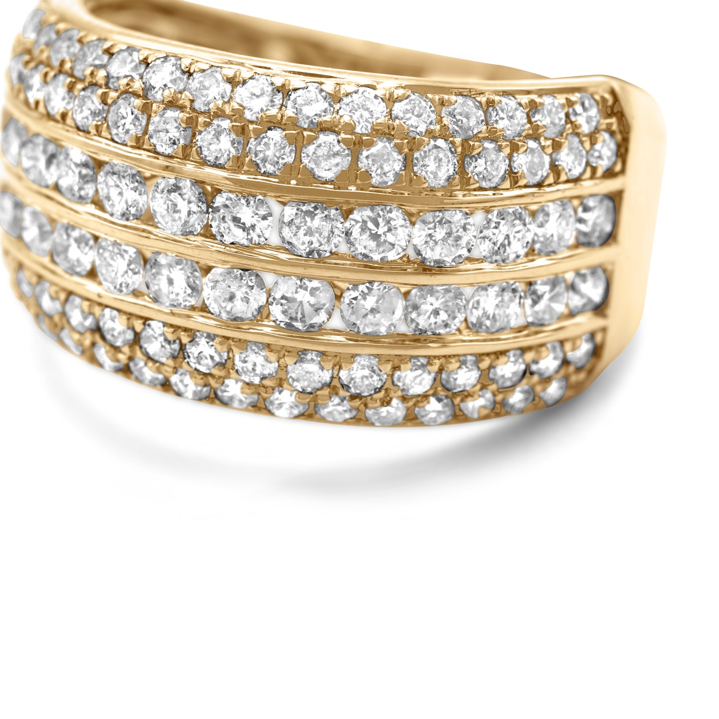 10k Yellow Gold Diamond Ring 2.47ctw