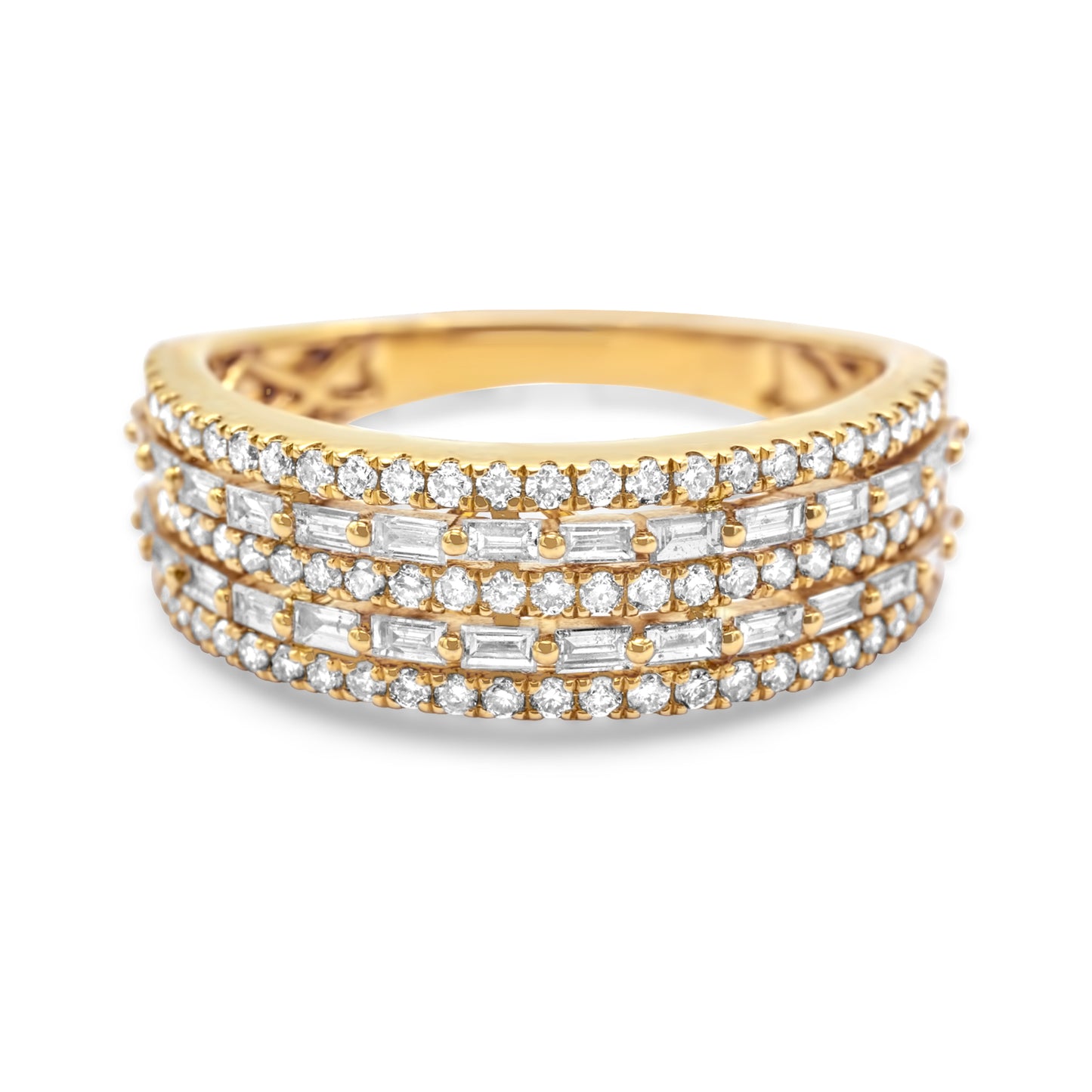 10k Yellow Gold Diamond Ring 1.12ctw