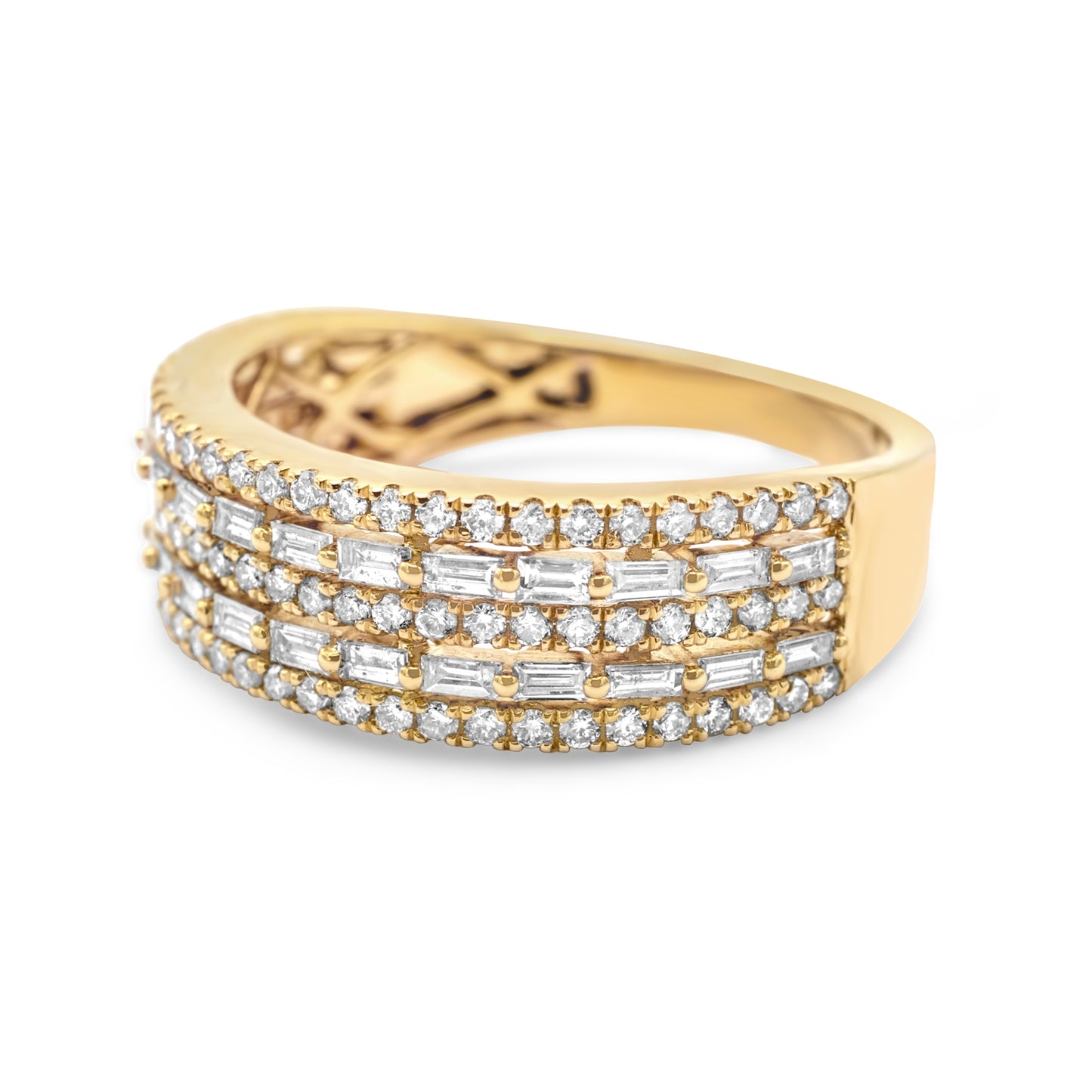 10k Yellow Gold Diamond Ring 1.12ctw