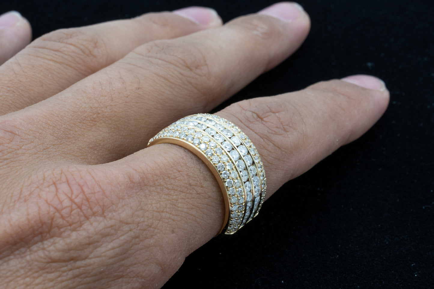 10k Yellow Gold Diamond Ring 2.47ctw