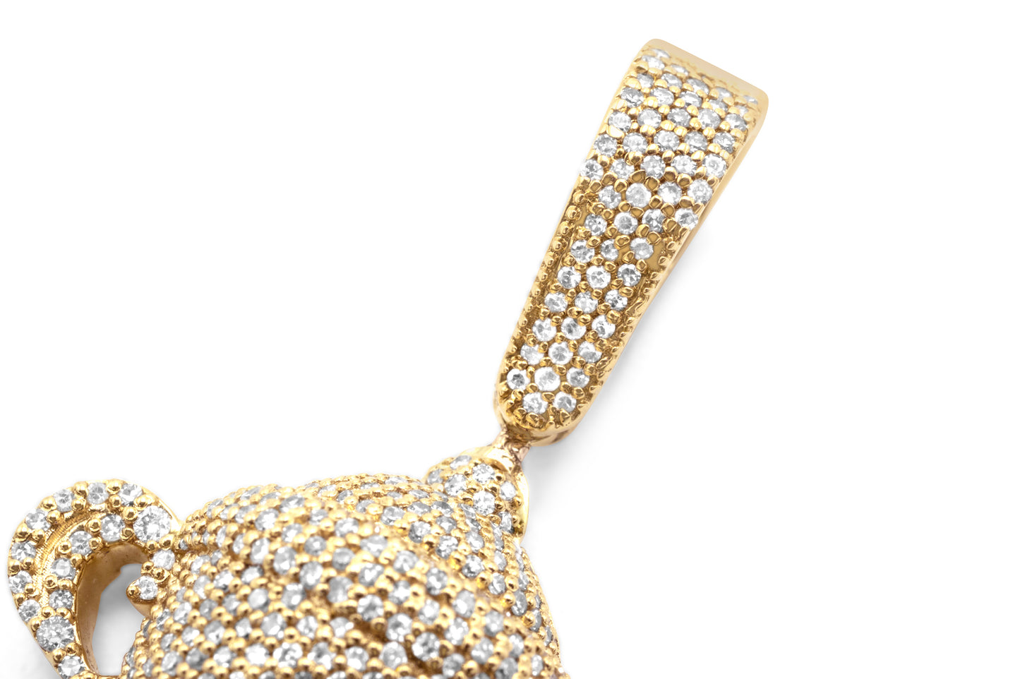 10k Yellow Gold Trophy Diamond Pendant 0.89ctw