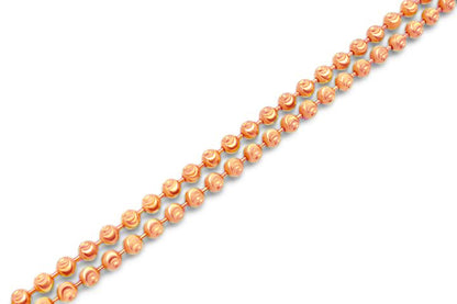 14k Solid Gold Ball Bead Chain 3mm