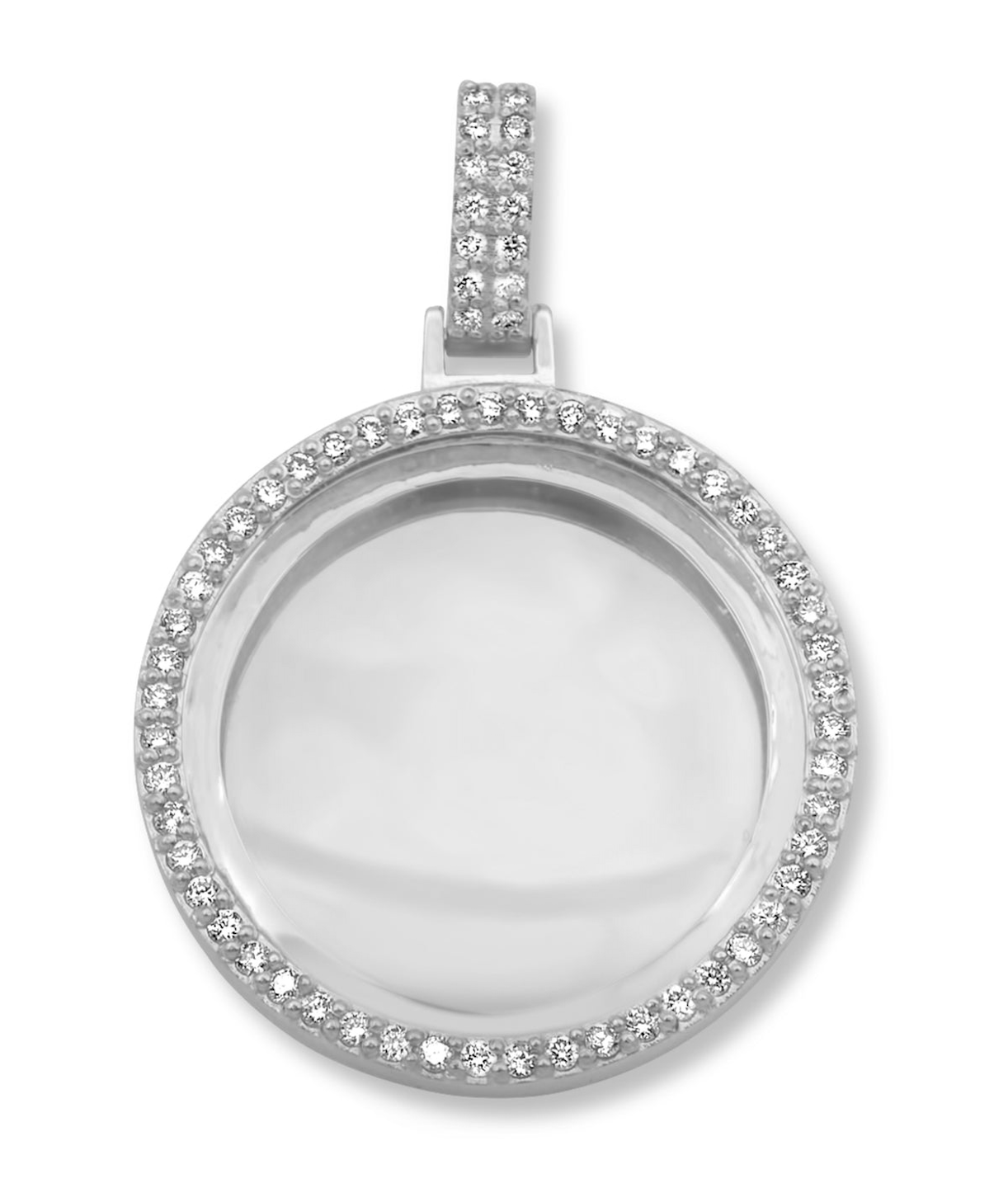 14K Diamond Picture Pendant 2.29ctw