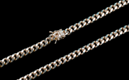 14k Hollow Yellow Gold Cuban Link Chain 6mm