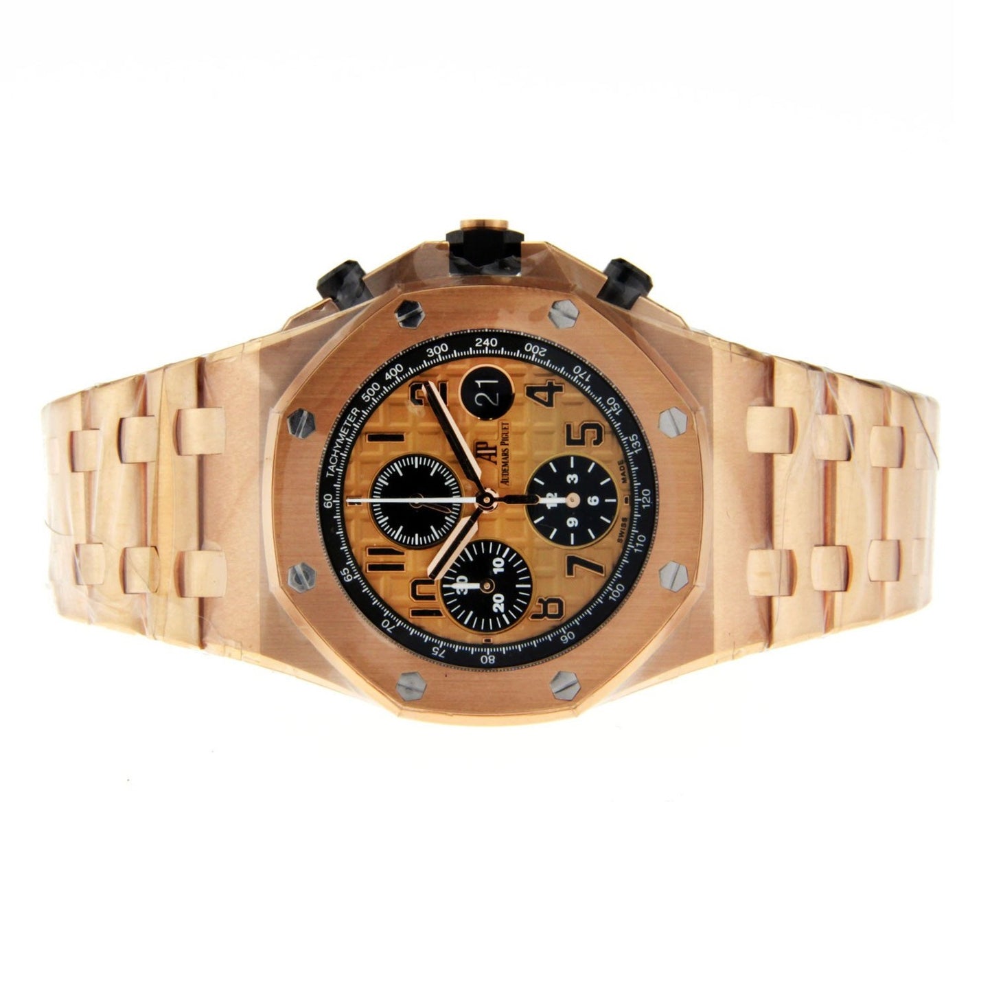 Audemars Piguet Royal Oak Offshore Rose Gold “BRICK” , Discontinued Salmon Dial Ref. 26470OR